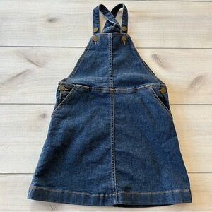 Hanna Andersson Blue Denim Kids Overall Dress
